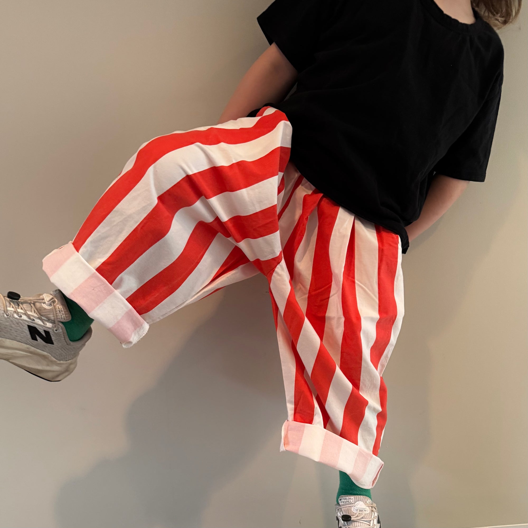 Atlas Red Stripe Trousers